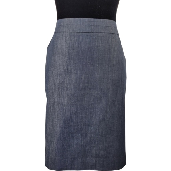 NWT Loft navy Blue pencil skirt size 10P - Picture 1 of 14